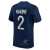 Officiële Voetbalshirt Paris Saint-Germain Hakimi 2 Thuis 2022-23 - Heren